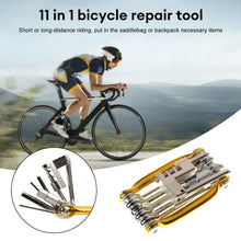 Load image into Gallery viewer, 11 in 1 Bicycle Repair Tool Kit
