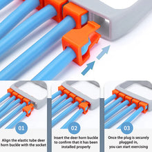 Load image into Gallery viewer, Full Body Workout Set - Chest Expander with 5 Removable Resistance Bands