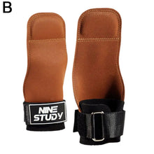 Load image into Gallery viewer, Bench Press Weight Lifting Wrist Hooks Straps Deadlift Gloves and Grip Pads