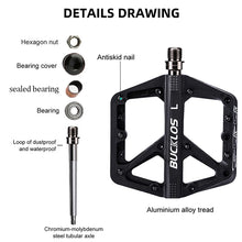 Load image into Gallery viewer, BUCKLOS Pedals DU Bearing Bicycle Pedal Platform