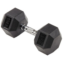 Load image into Gallery viewer, Rubber Encased Hex Dumbbell