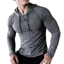 Load image into Gallery viewer, Mens Fitness Tracksuit Running Sport Hoodie