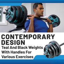Load image into Gallery viewer, 54 LB Perfect Barbell Weight Set for Home Gym