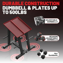 Load image into Gallery viewer, Adjustable Dumbbell Stand with 1 inch Plate Tree