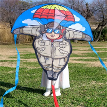 Load image into Gallery viewer, free shipping Cartoon skydiving kite parachute wind kite