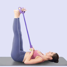 Load image into Gallery viewer, 4/6 Tube Pedal Resistance Band Gym Equipment Workout Exercise Home Agility Training Pilates Training Equipment Leg Exercise Tool