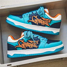 Load image into Gallery viewer, Fashion Blue Designer Skateboard Shoes Men