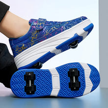 Load image into Gallery viewer, Men's Detachable 4 Wheel Roller Skates Shoes New Sneakers With LED For Men