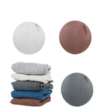 Load image into Gallery viewer, 55-75cm Linen Yoga Ball Cover Non-slip Fitness Bal