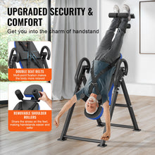 Load image into Gallery viewer, VEVOR Inversion Table Heavy Duty Inversion Table Decompression Back Stretcher Machine