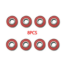 Load image into Gallery viewer, 8PCS ABEC-11 high-speed bearing 608RS is suitable for skateboard long board inline roller skates