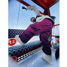 Load image into Gallery viewer, Warm Violet Ski Pants for Women and Men