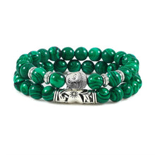 Load image into Gallery viewer, 2pcs/set Buddha Head Bracelet for Women Men