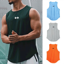 Load image into Gallery viewer, Summer Men's Gym Tank Top Fitness Training Clothing