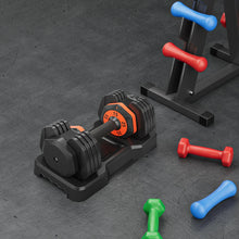 Load image into Gallery viewer, Adjustable 55LB 5-in-1 Dumbbell Set with Anti-Slip Metal Handle