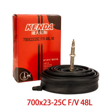 Load image into Gallery viewer, Kenda Bicycle Inner Tubes 700c French/Presta Schrader Valve