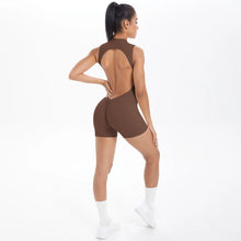 Load image into Gallery viewer, Sleeveless Backless Hollow Yoga Jumpsuit for Woman