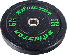 Load image into Gallery viewer, Weight Plate, High Bounce Bumper Weight Plate with Steel Insert Strength Training Weight Lifting