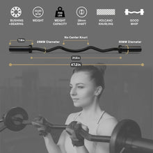 Load image into Gallery viewer, 2 Inch EZ Curl Bar with Weights