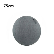 Load image into Gallery viewer, 55-75cm Linen Yoga Ball Cover Non-slip Fitness Bal