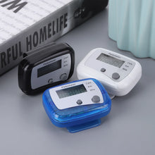 Load image into Gallery viewer, Walking Pedometer Clip On Step Counter