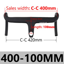 Load image into Gallery viewer, KOCEVLO X01 Road Bike Full Carbon Fiber Stem Integrated Bicycle Handlebar