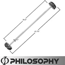 Load image into Gallery viewer, Rubber Fixed Barbell