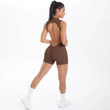 Load image into Gallery viewer, Sleeveless Backless Hollow Yoga Jumpsuit for Woman