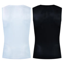 Load image into Gallery viewer, Reflective Cycling Base Layers White Cycling Undershirt