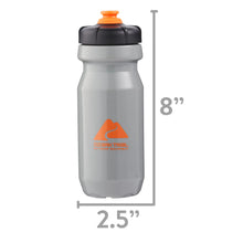Load image into Gallery viewer, Ozark Trail 22 Fluid Ounces Cycling Water Bottle, Black and Gray