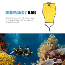 Load image into Gallery viewer, 30lbs Scuba Diving Lift Bag with Open Bottom Diving Buoyancy