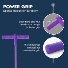 Load image into Gallery viewer, Multifunction Tension Rope 4-Tube Elastic Yoga Pedal Puller Resistance Band Tension Rope for Leg Stretching