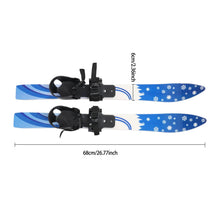 Load image into Gallery viewer, Kid's Beginner Snow Skis and Poles for Age 2-8 Years Old