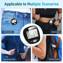 Load image into Gallery viewer, Electronic Pedometer Distance Step Counter Step Counter Display Memory