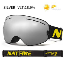 Load image into Gallery viewer, NATFIRE Ski Goggles Double Layers Anti-fog UV400