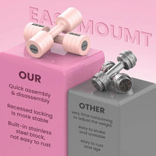 Load image into Gallery viewer, Adjustable Hand Dumbbell for Women 5lb Dumbbells Set