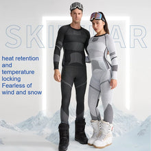 Load image into Gallery viewer, Ski Base Layer Set Men Women Thermal Quick Dry Moisture Wicking Compression Wear