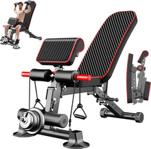 Load image into Gallery viewer, Adjustable Weight Bench - Utility workout Benches
