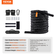 Load image into Gallery viewer, VEVOR Battle Rope Polyester Exercise Rope Battle Exercise Equipment