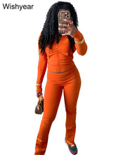 Load image into Gallery viewer, Autumn Orange 2 Piece Pants