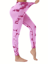 Load image into Gallery viewer, Women's Seamless Tie-dye Yoga Pants