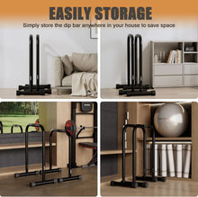 Load image into Gallery viewer, Adjustable Dip Bar, Dip Stand Station Functional Fitness Bar