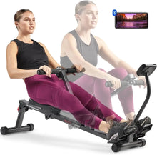 Load image into Gallery viewer, Compact Adjustable Rowing Machine with 12 Levels of Resistance