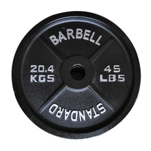 Load image into Gallery viewer, Cast iron Baked Paint Barbell Piece, Weightlifting Plates
