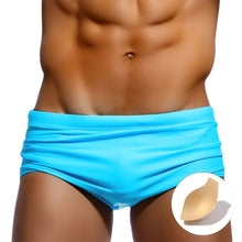 Load image into Gallery viewer, Sexy Swimming Trunks Mens Swim Boxer Briefs
