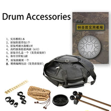 Load image into Gallery viewer, 12 Inch 15 Note Tongue Drum D Key Ethereal Drum Beginner Hand Pan Drums Yoga Meditation