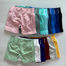 Load image into Gallery viewer, Dfyne Impact Shorts Low Ribbed Band Yoga Shorts Seamless Scrunch Bum Workout Gym Shorts