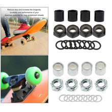 Load image into Gallery viewer, Skateboard Truck Spacers Nuts