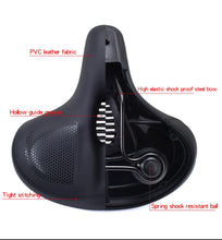 Load image into Gallery viewer, Bicycle Seat Cushion Widening Thickening Soft Comfortable Bike Saddle