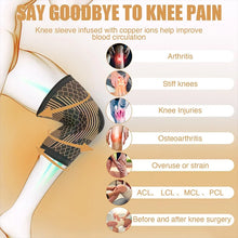 Load image into Gallery viewer, Copper Knee Brace for Arthritis Pain-Copper Knee Sleeve for Knee Pain Compression Sleeve for Sports, Workout, Knee Pain Relief